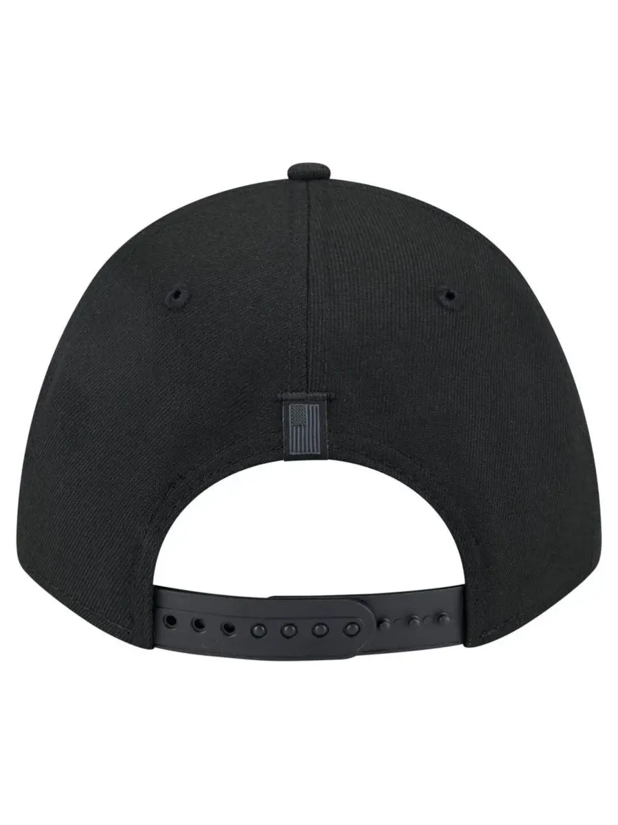 New Era Мужская черная регулируемая кепка Chicago Bulls Game Day Flag A-Frame 9FORTY — изображение 4 из 4, черный