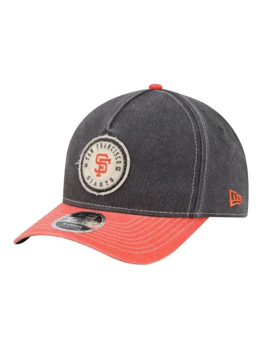 Кепка New Era 9FORTY A-Frame с вышитым логотипом San Francisco Giants