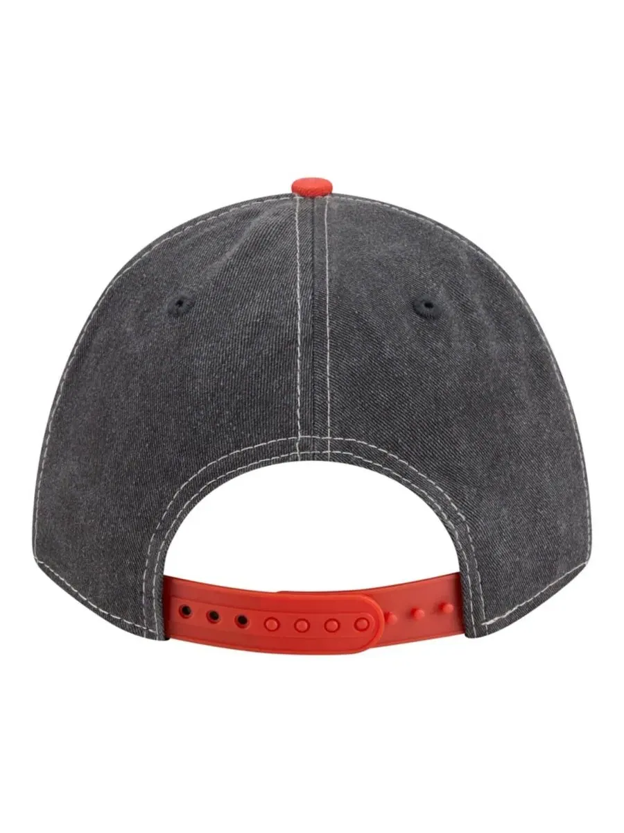 Кепка New Era 9FORTY A-Frame с вышитым логотипом San Francisco Giants — изображение 4 из 5, черный оранжевый