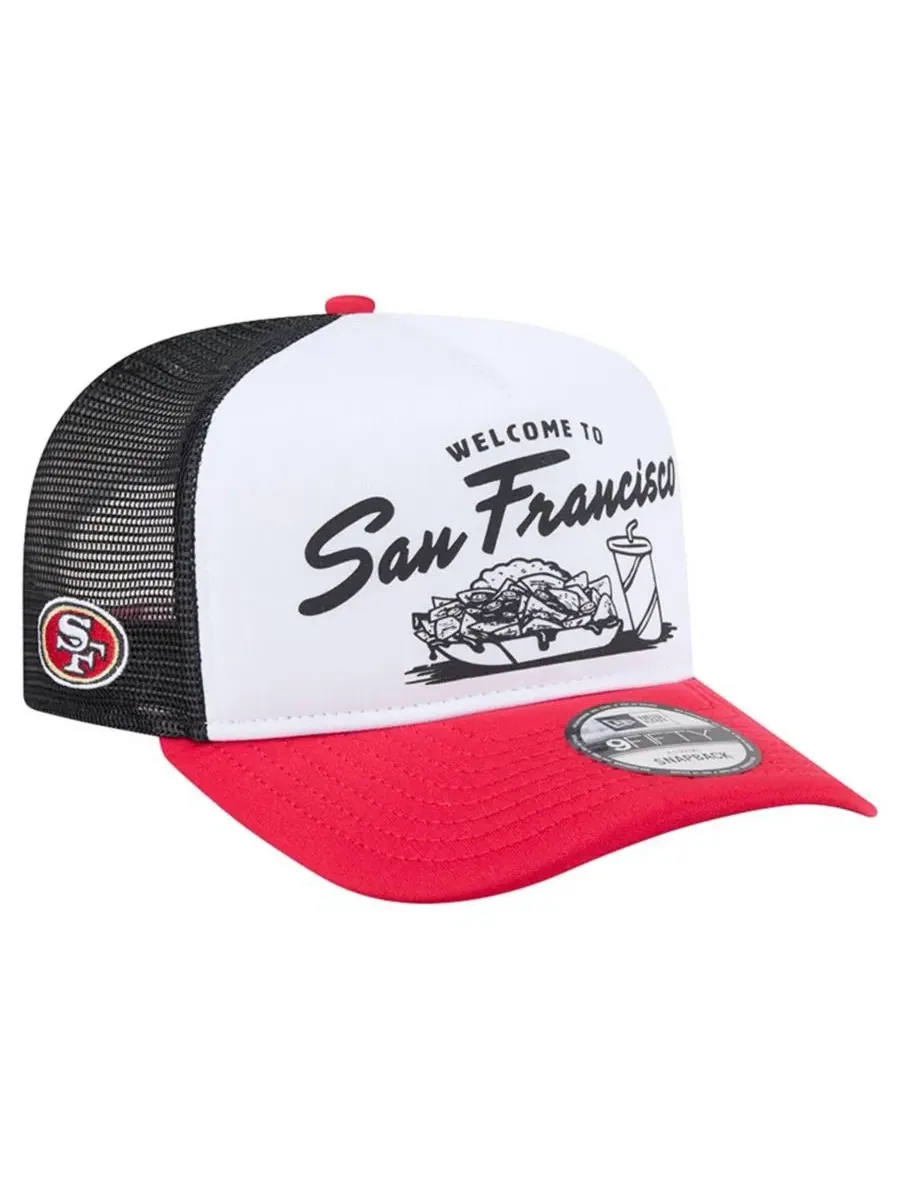 Кепка-тракер с принтом San Francisco 49ers Foodie 9FIFTY A-Frame New Era