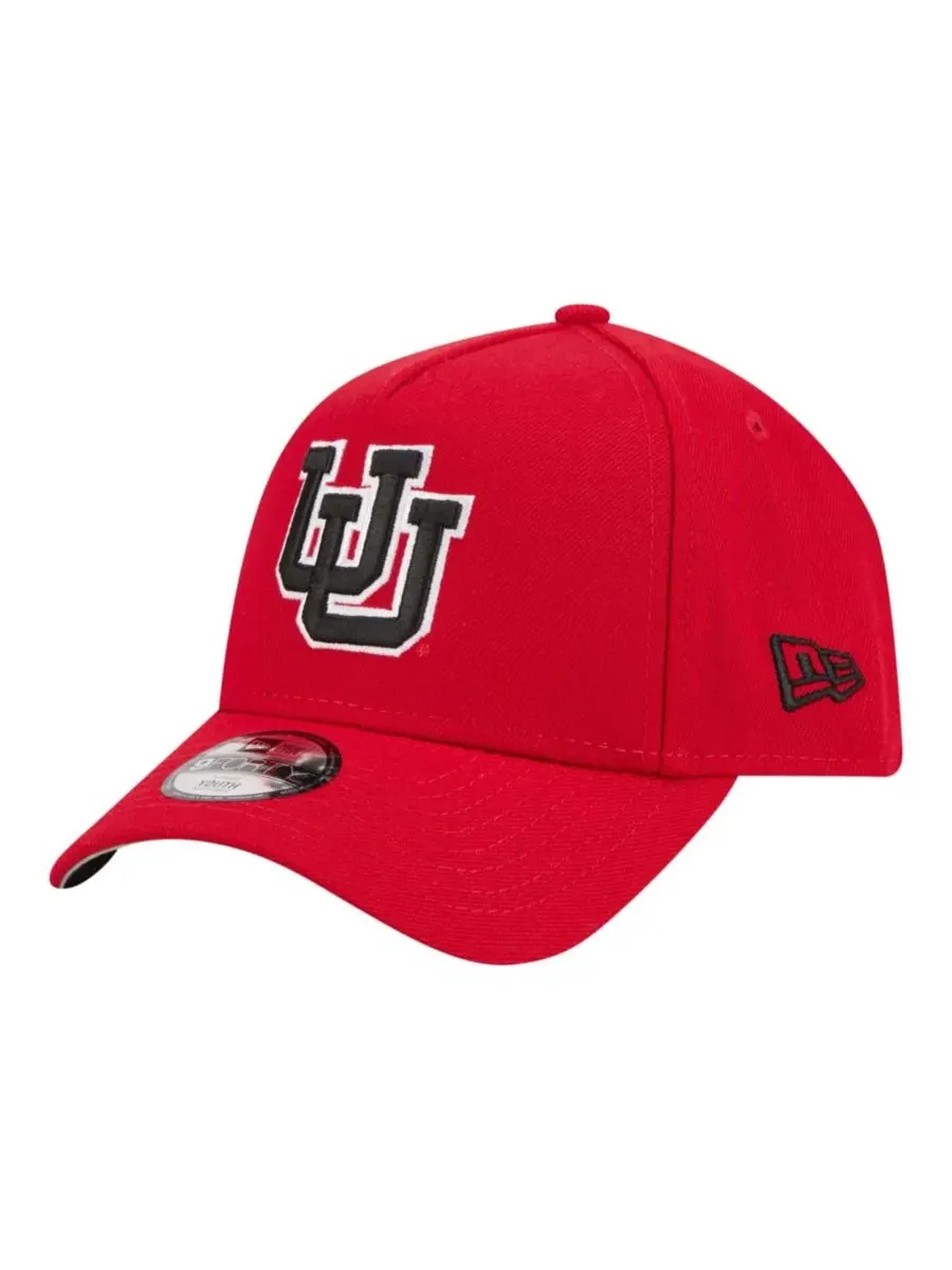 Бейсболка New Era 9FORTY A-Frame с вышивкой Utah Utes