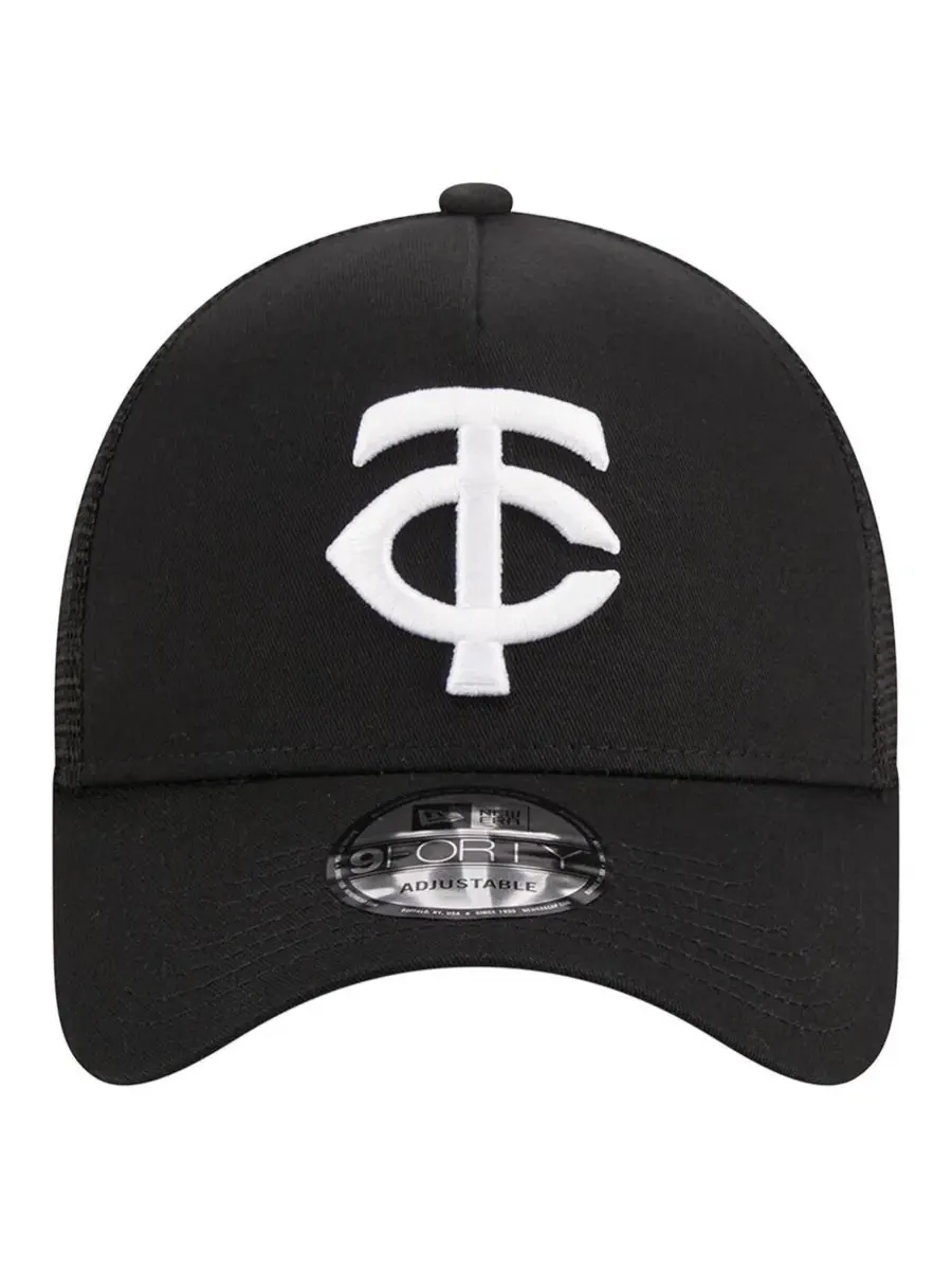 Кепка-тракер с вышивкой Minnesota Twins New Era — изображение 2 из 4, черный