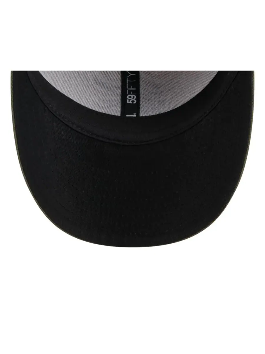 New Era Мужская бейсболка 59FIFTY Low Profile, светло-бежевая/оливковая, посвященная Дню — изображение 7 из 7