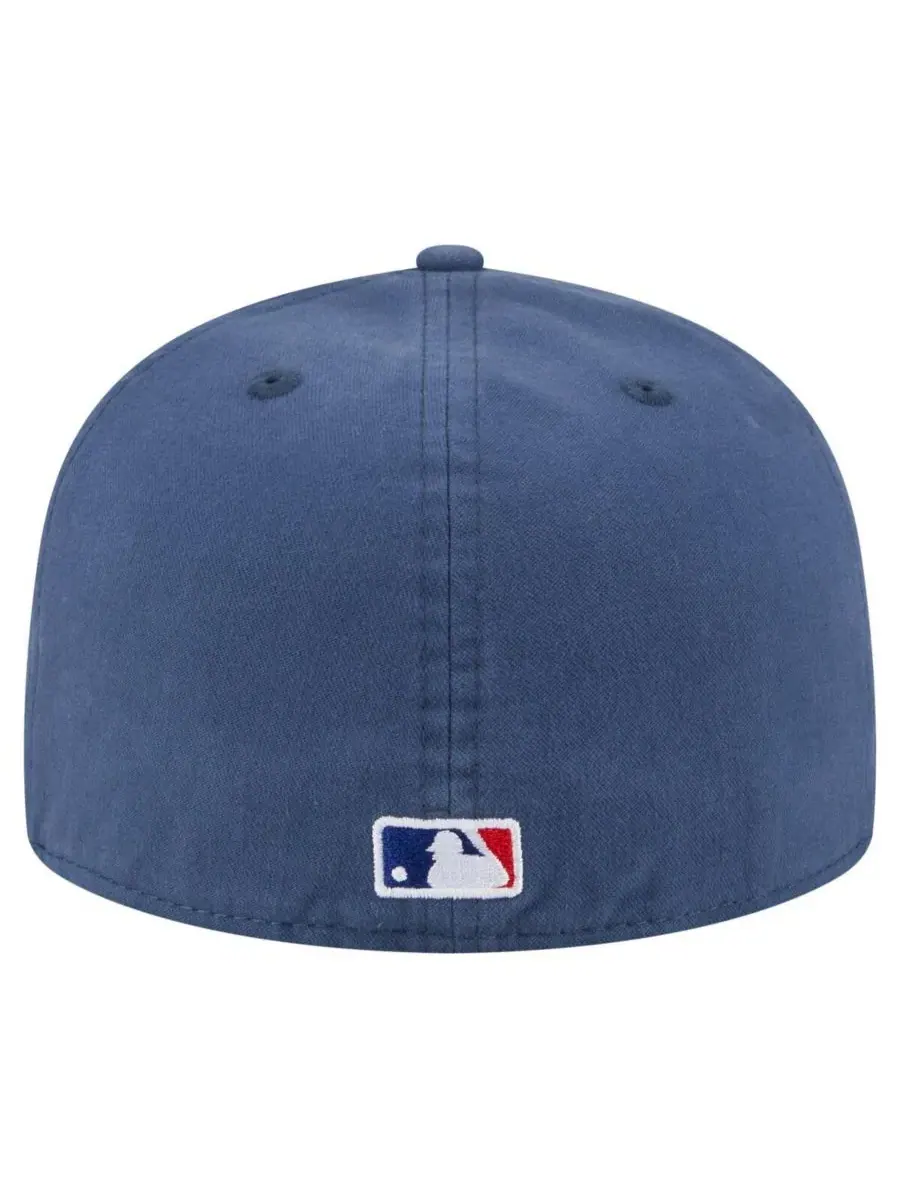 New Era Мужская синяя бейсболка Los Angeles Dodgers Championship Side Flag A-Frame 59FIFTY — изображение 2 из 4, синий
