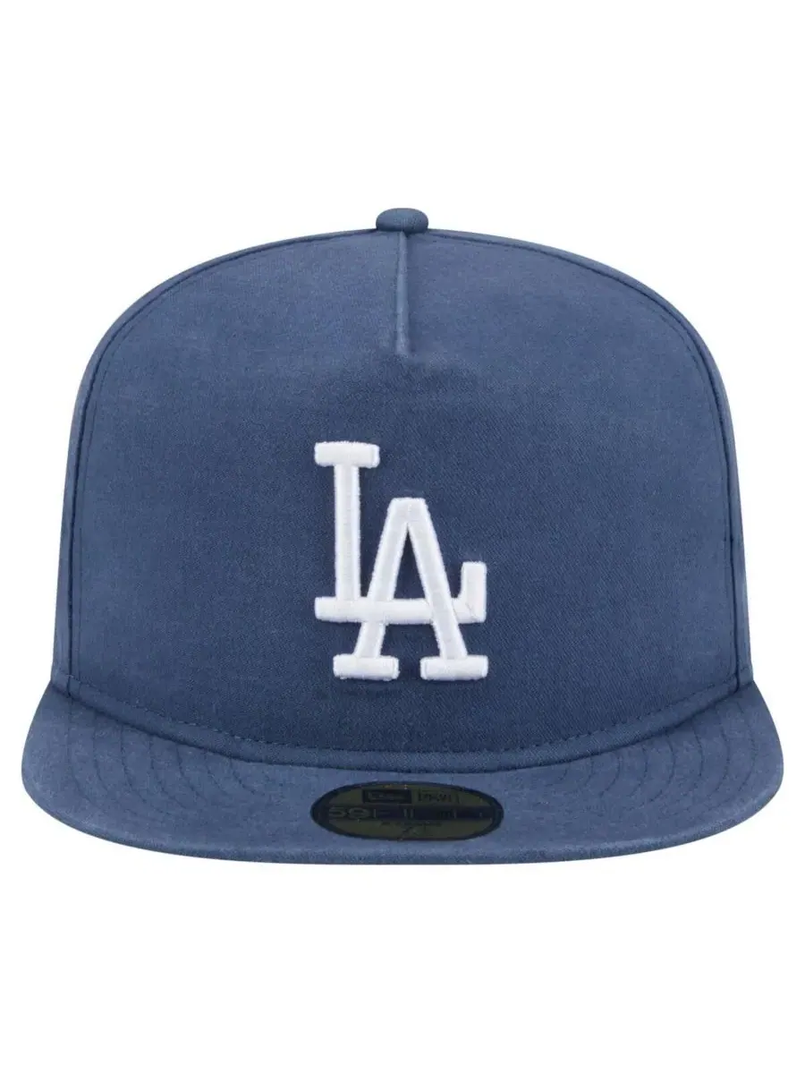 New Era Мужская синяя бейсболка Los Angeles Dodgers Championship Side Flag A-Frame 59FIFTY — изображение 4 из 4, синий