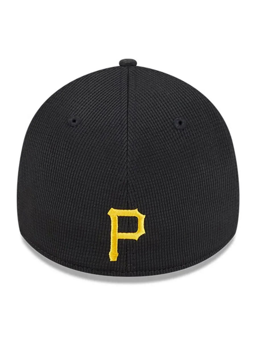 New Era Мужская черная бейсболка Pittsburgh Pirates City Connect Batting Practice 39THIRTY Flex Hat — изображение 4 из 4