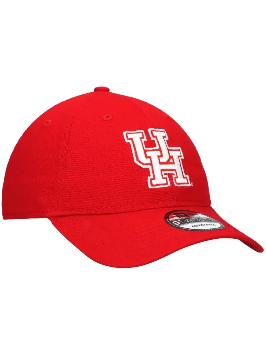 New Era Мужская красная регулируемая кепка Houston Cougars Team 9TWENTY — изображение 2 из 4, красный