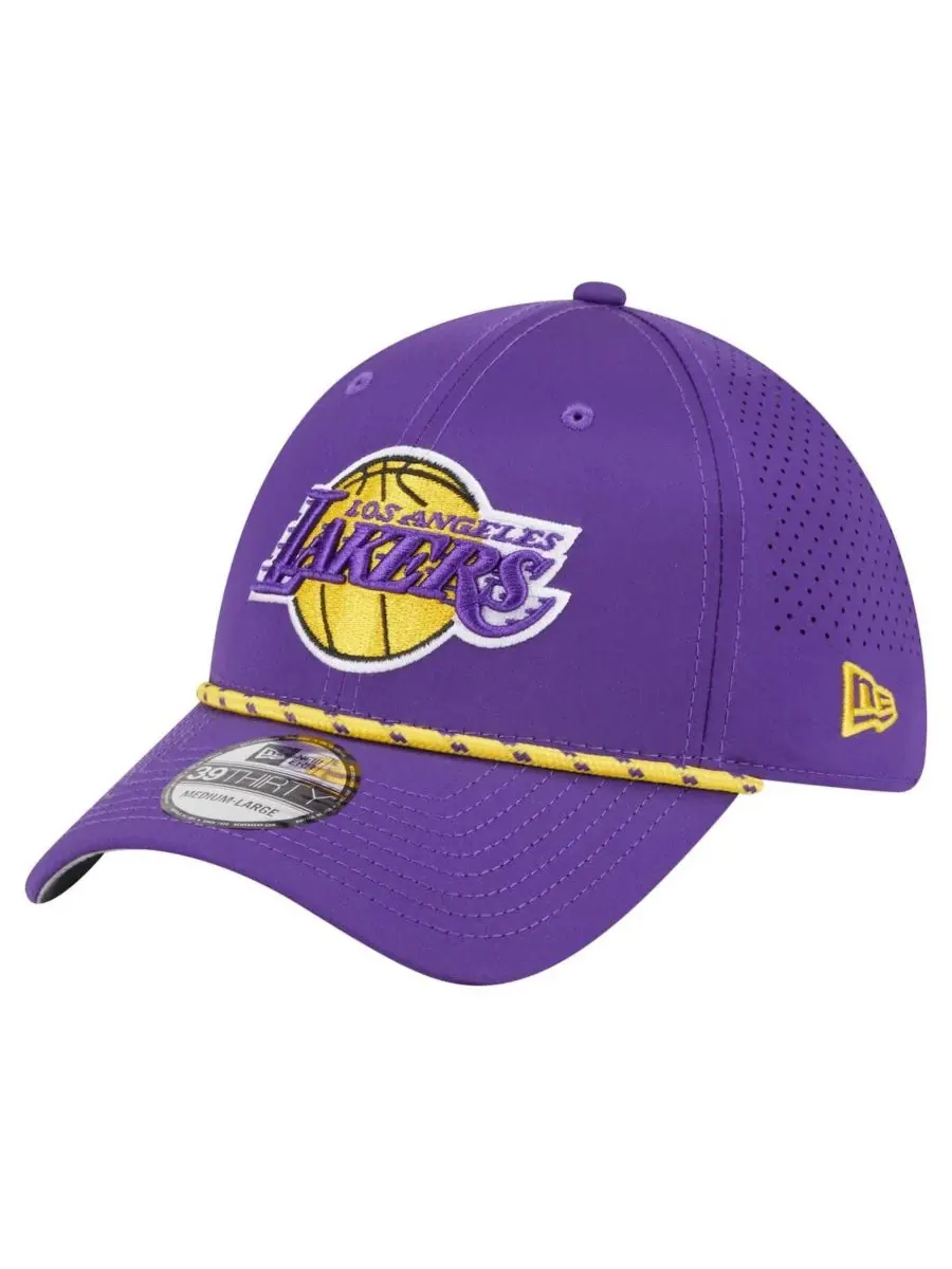New Era Мужская фиолетовая кепка Los Angeles Lakers Featherweight Poly Rope Flex 39Thirty