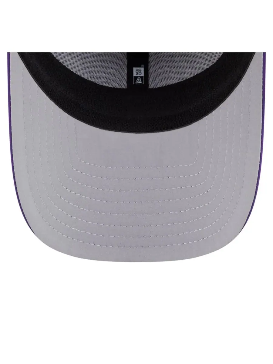 New Era Мужская фиолетовая кепка Los Angeles Lakers Featherweight Poly Rope Flex 39Thirty — изображение 3 из 5, фиолетовый