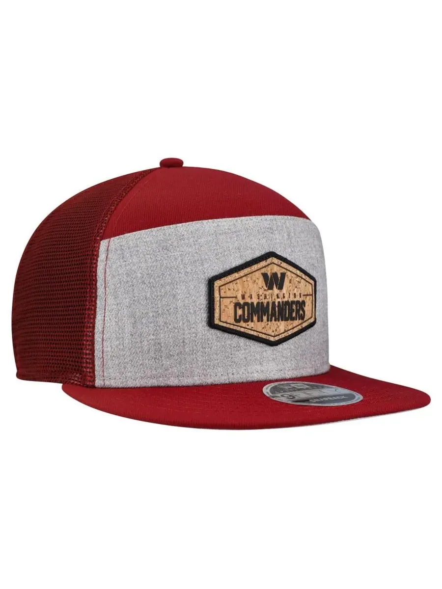 New Era Мужская серо-бордовая кепка-тракер Washington Commanders Cork Split Panel 9FIFTY с — изображение 4 из 5