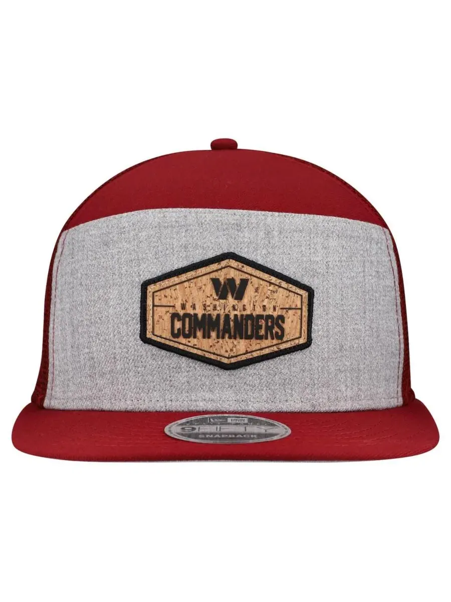 New Era Мужская серо-бордовая кепка-тракер Washington Commanders Cork Split Panel 9FIFTY с — изображение 5 из 5