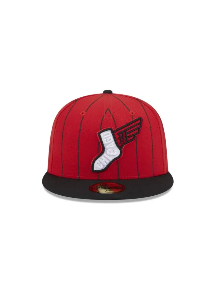 New Era Мужская черная бейсболка Chicago White Sox 2025 City Connect 59FIFTY — изображение 3 из 7, черный