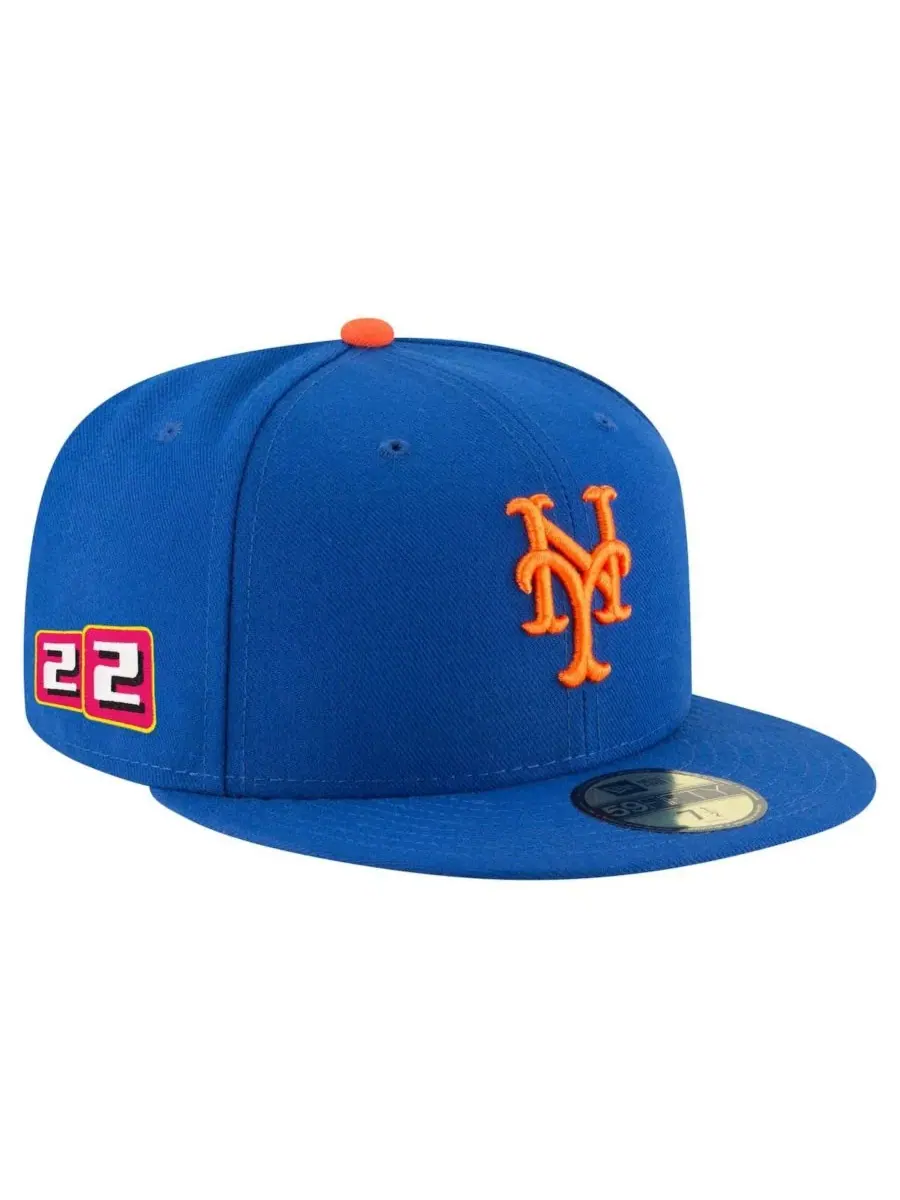 Мужская бейсболка Juan Soto Royal New York Mets 2025 Player's Weekend 59FIFTY Fitted Hat New Era