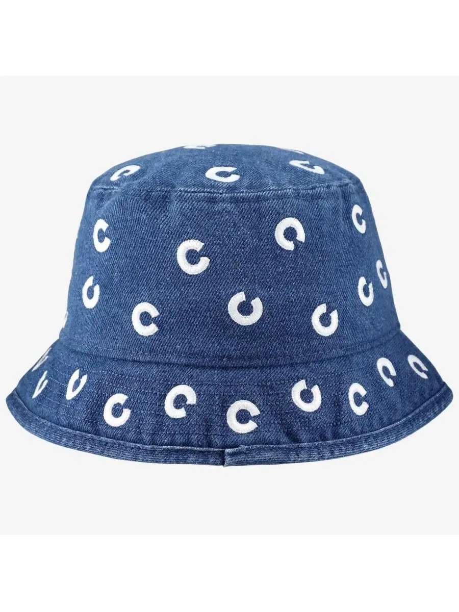 Женская джинсовая микропанама с символикой команды Chicago Cubs New Era, деним — изображение 2 из 5, джинсовый синий
