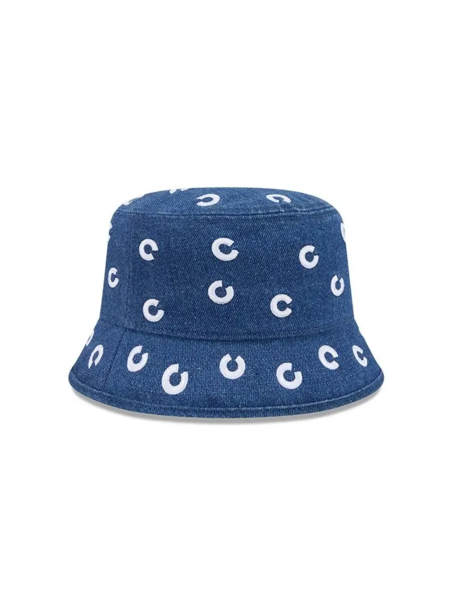 Женская джинсовая микропанама с символикой команды Chicago Cubs New Era, деним — изображение 4 из 5, джинсовый синий
