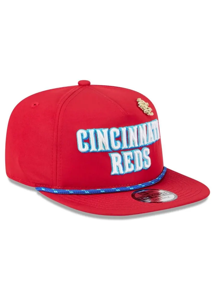 New Era Мужская красная бейсболка Cincinnati Reds 2025 Big League Chew Golfer Snapback — изображение 3 из 4, красный