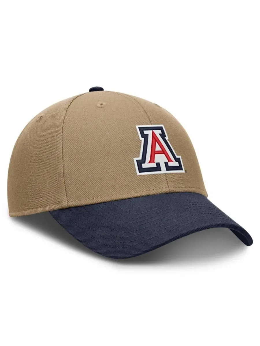 Кепка Nike с эмблемой Arizona Wildcats — изображение 3 из 4, бежевый темно-синий