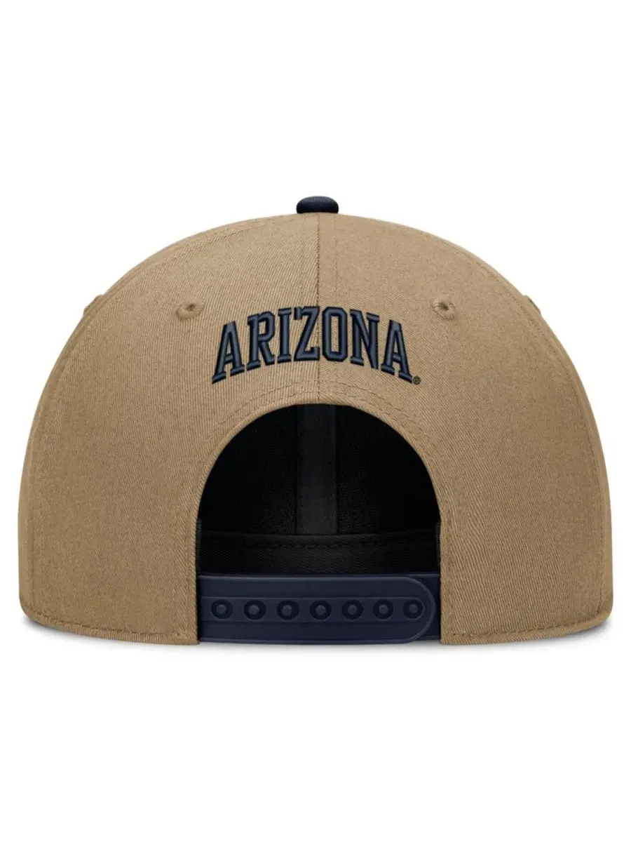 Кепка Nike с эмблемой Arizona Wildcats — изображение 4 из 4, бежевый темно-синий