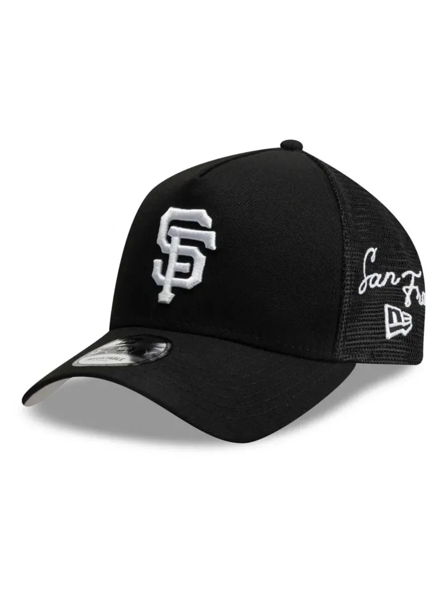 Кепка-тракер с вышивкой San Francisco Giants Side Script 9FORTY A-Frame New Era