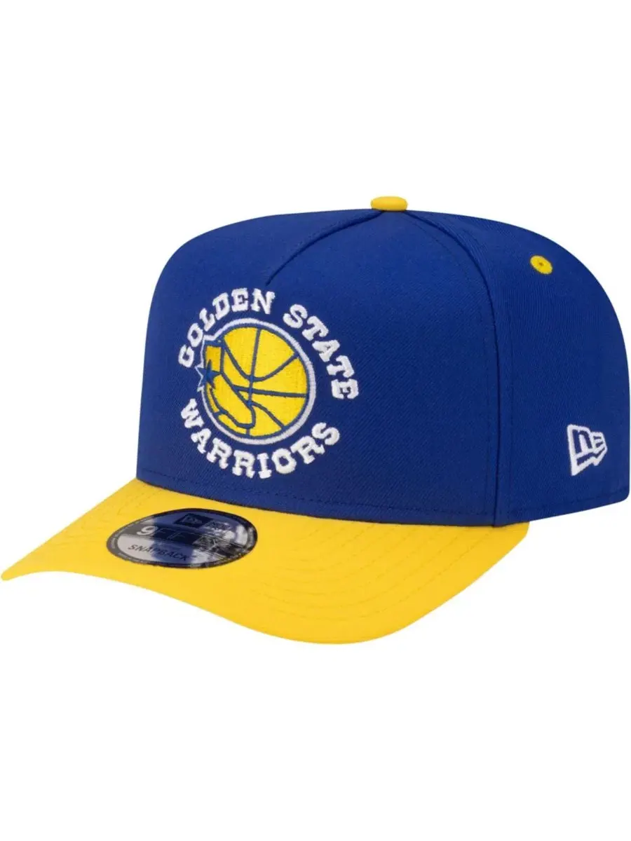 Бейсболка-снэпбек New Era Golden State Warriors 80s Throwback A-Frame 9FIFTY