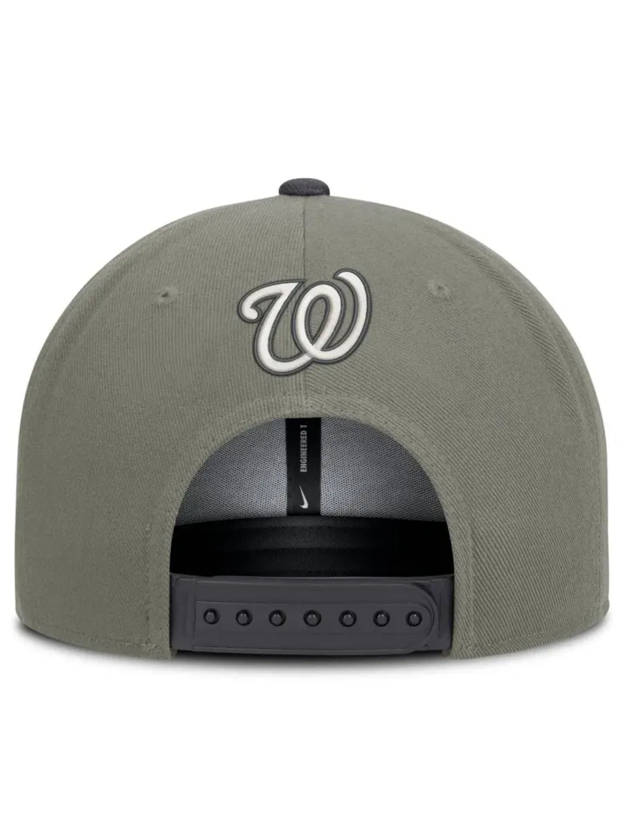 Кепка-снэпбэк Pro Dri-FIT с вышивкой Washington Nationals Nike — изображение 4 из 5, серый