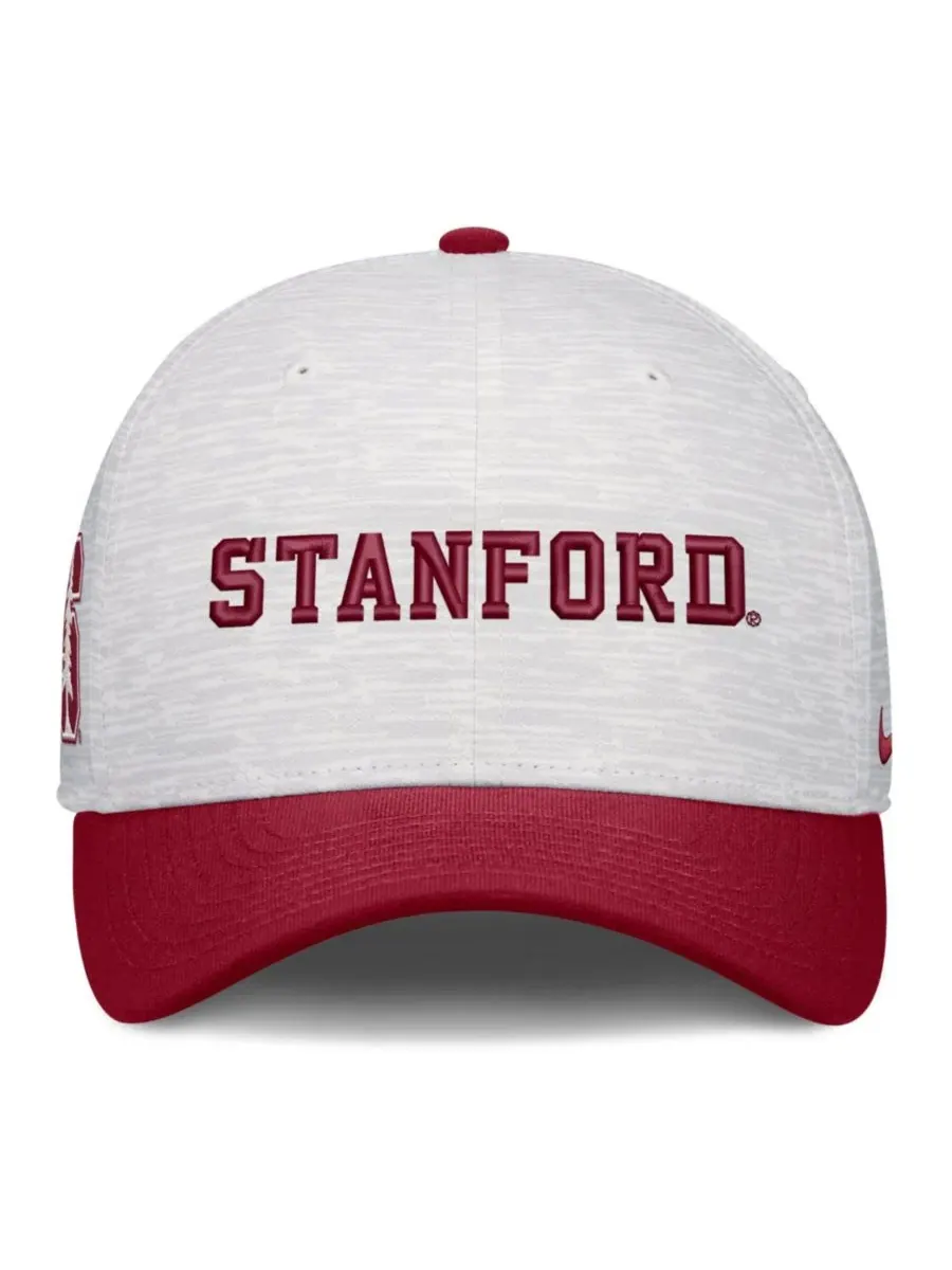 Кепка с высокой тульей Nike Primetime Rise, Stanford Cardinal — изображение 2 из 4, белый