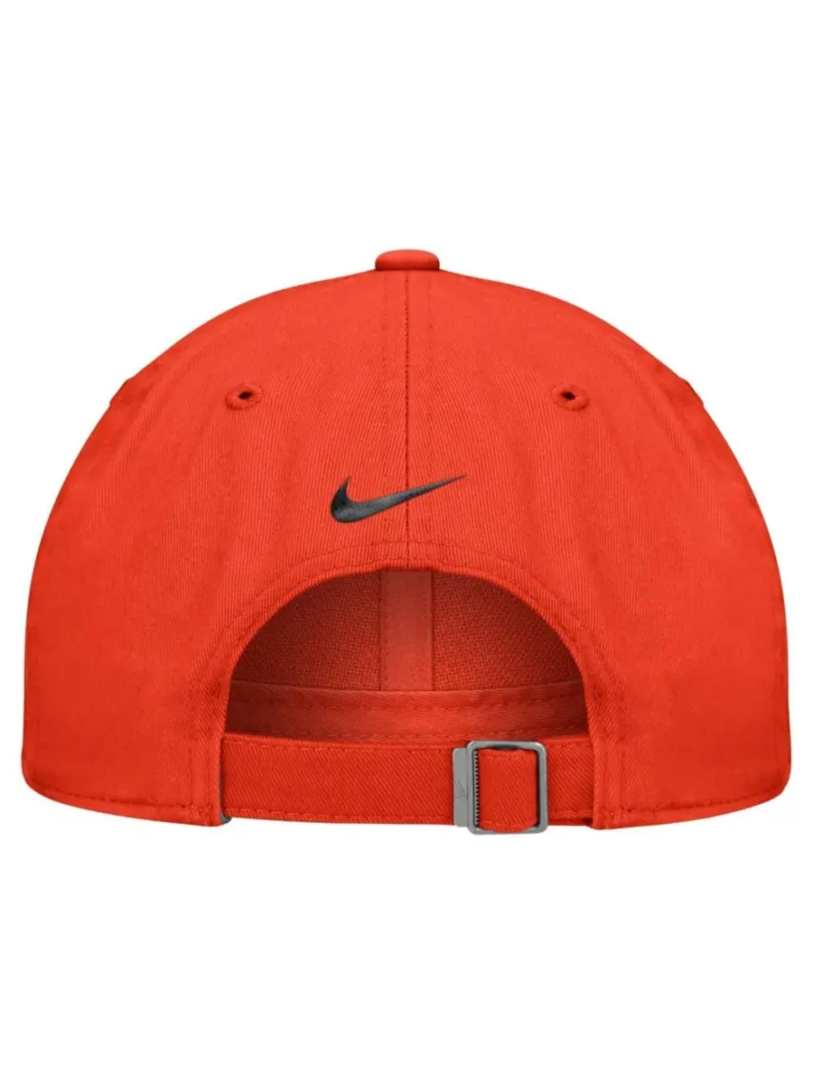 Бейсболка Oklahoma State Cowboys Club с регулируемым ремешком Nike — изображение 3 из 3, оранжевый
