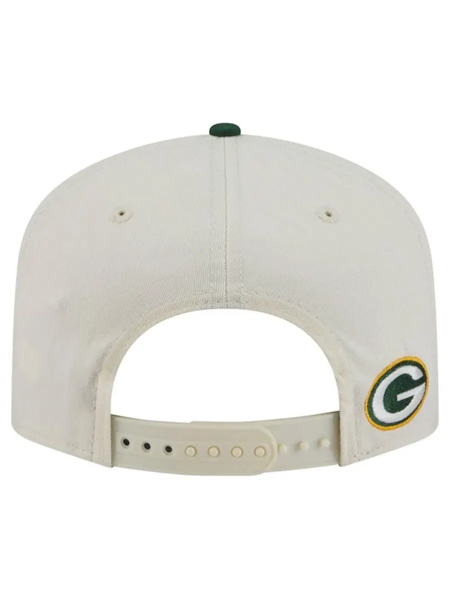 Бейсболка New Era Green Bay Packers Script 19TWENTY — изображение 4 из 7, бежевый