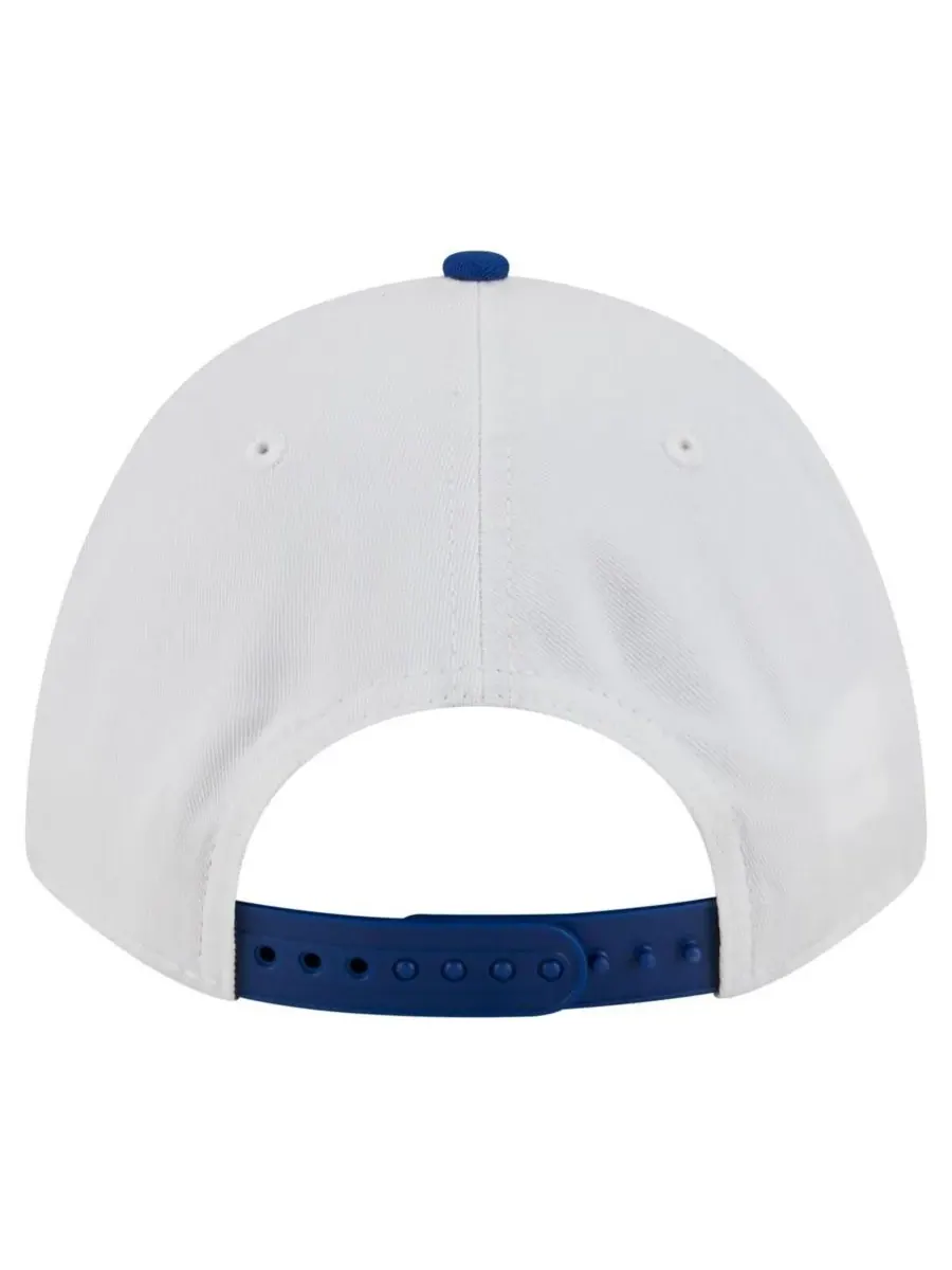 New Era Мужская кепка 9FORTY A-Frame M-Crown с регулируемой высотой, белая/королевская расцветка, с — изображение 3 из 5