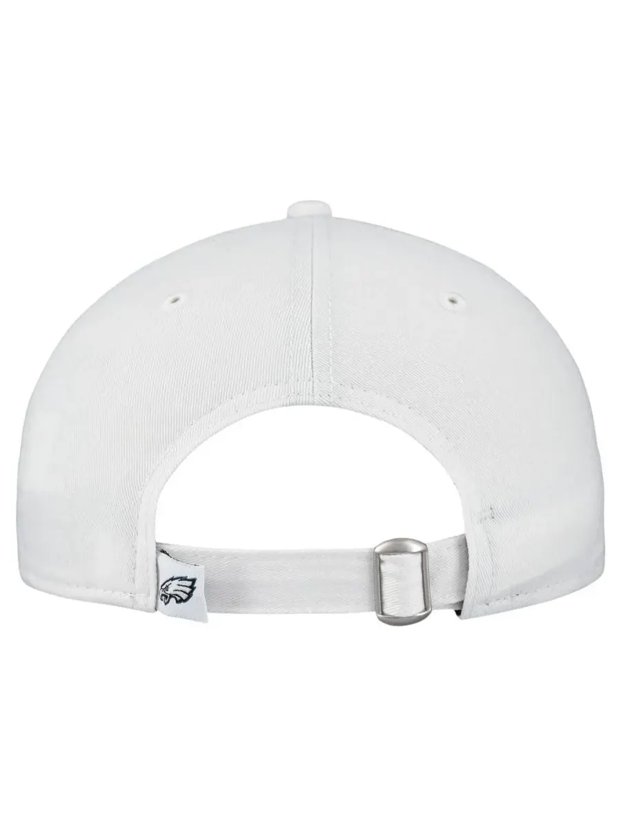 New Era Женская белая регулируемая кепка Philadelphia Eagles Team Fan 9TWENTY — изображение 2 из 4, белый