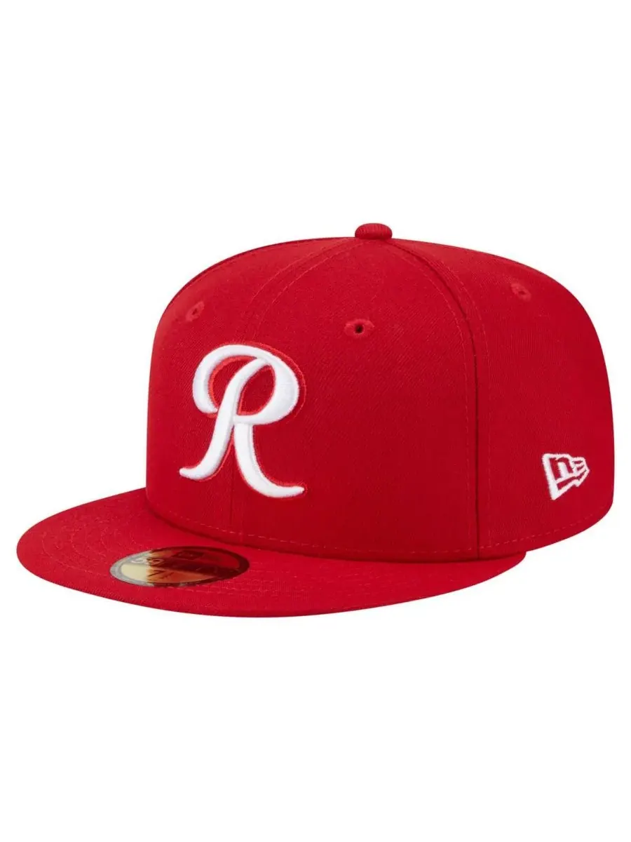 New Era Мужская красная бейсболка Tacoma Rainiers из коллекции Authentic Collection 59FIFTY