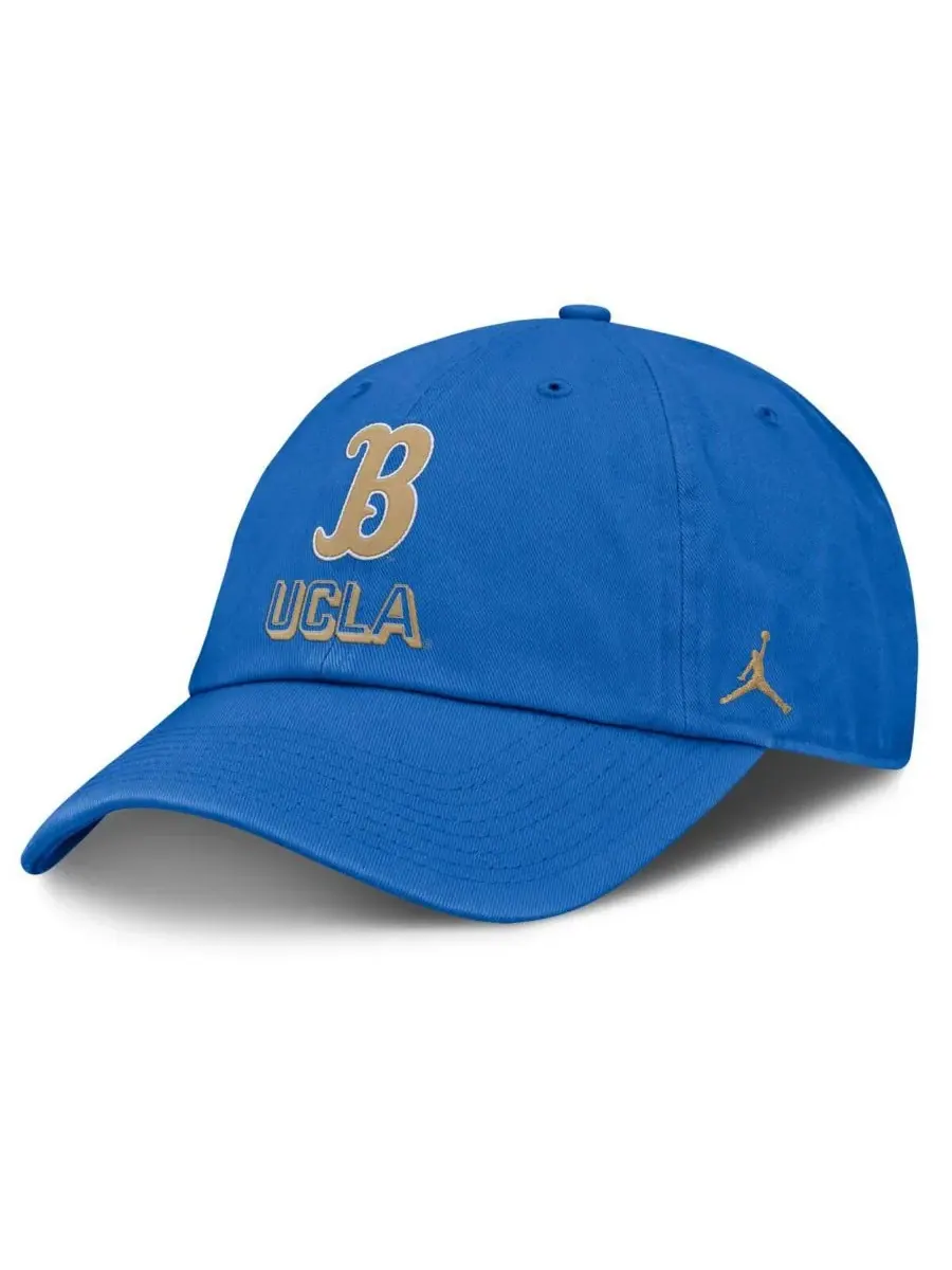 Jordan Мужская синяя регулируемая кепка UCLA Bruins 2025 On-Field Club