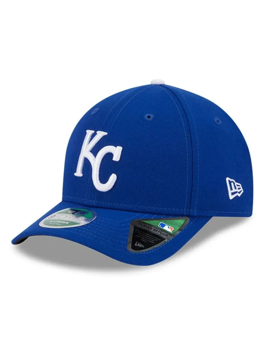Мужская регулируемая бейсболка Royal Kansas City Royals Player Replica 9FORTY New Era