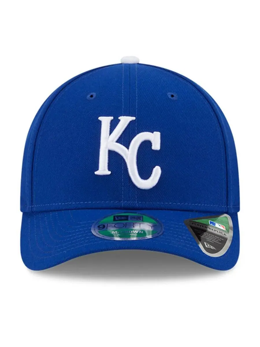 Мужская регулируемая бейсболка Royal Kansas City Royals Player Replica 9FORTY New Era — изображение 5 из 5, королевский