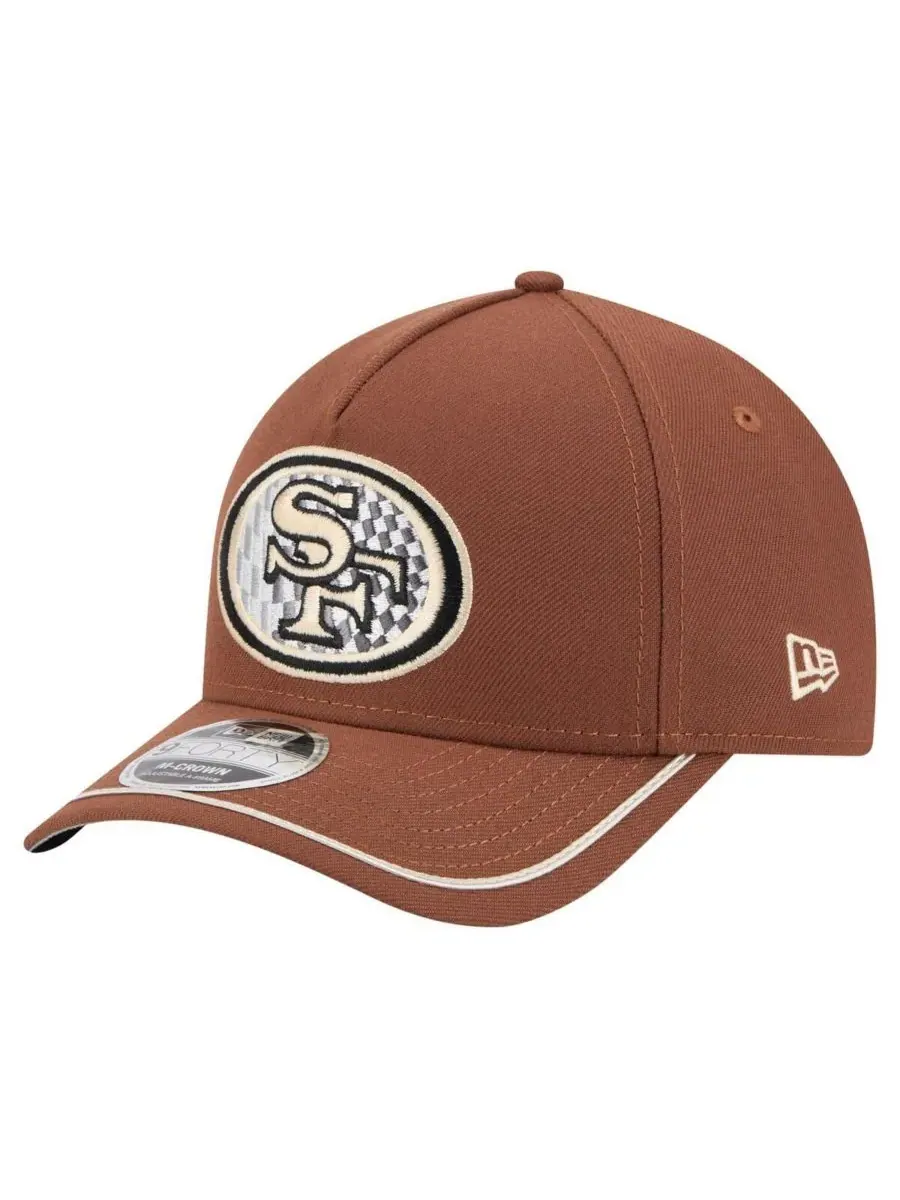 New Era Мужская коричневая регулируемая кепка San Francisco 49ers Motorsport 9FORTY
