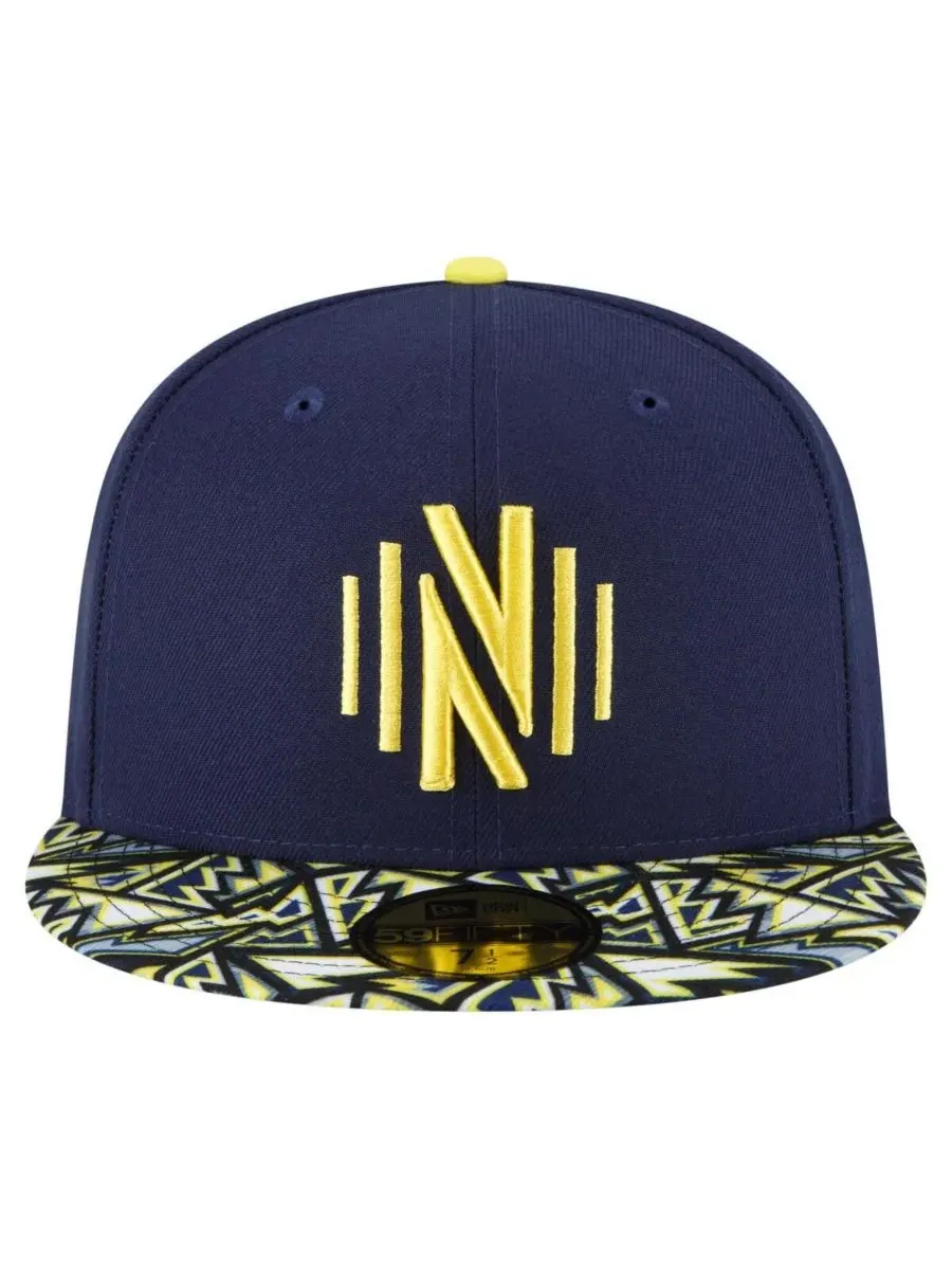 New Era Мужская темно-синяя кепка Nashville SC Element Tech Pack 59FIFTY — изображение 3 из 4, темно-синий