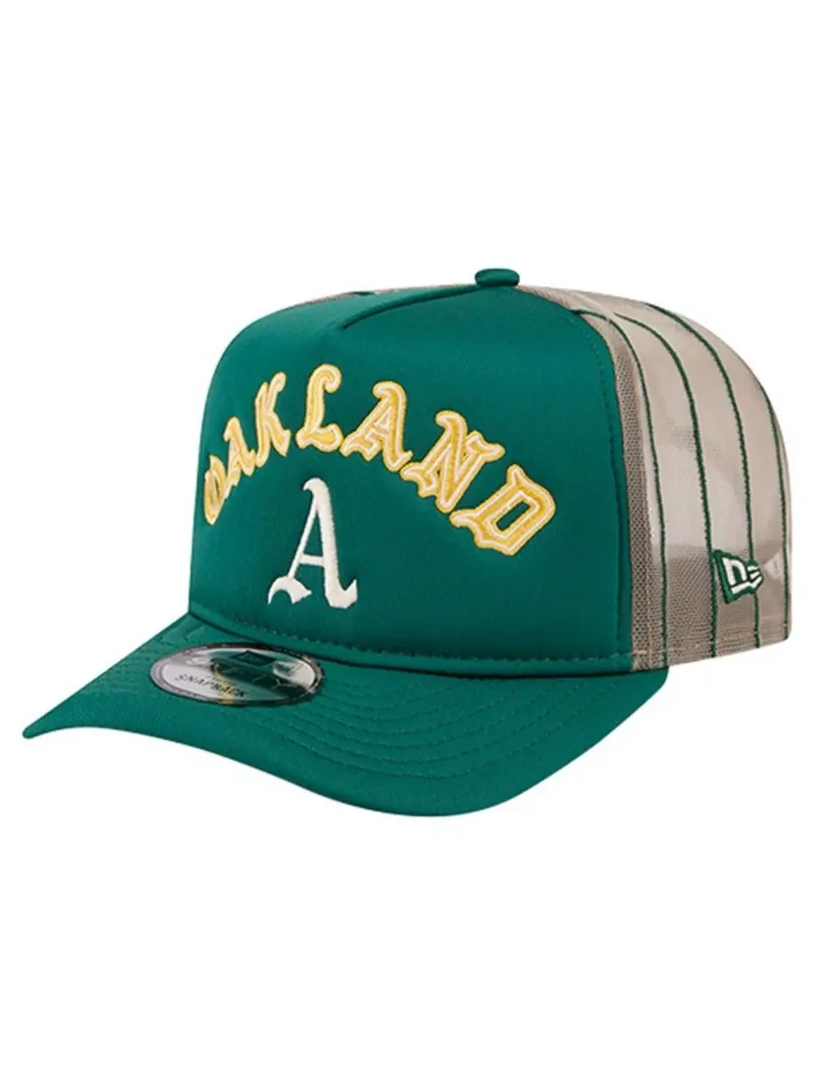 Бейсболка-тракер с высокой тульей, кепка с сеткой, модель Vintage Arched Foam Front New Era