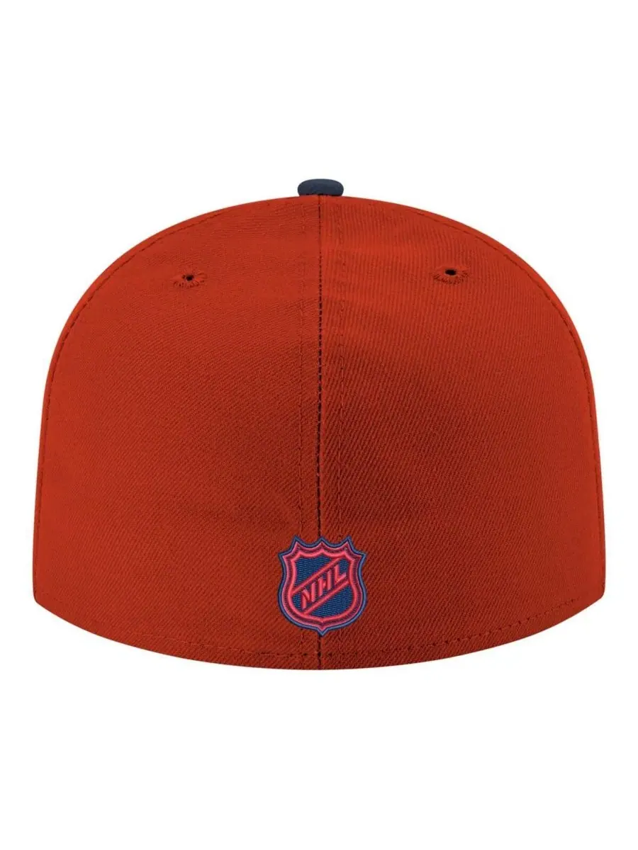 Бейсболка New Era Montreal Canadiens Core Logo Two-Tone 59FIFTY — изображение 3 из 3, красный темно-синий