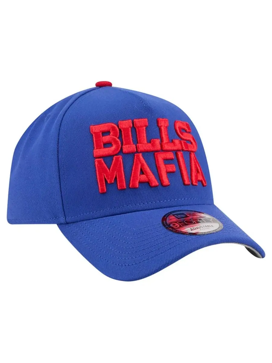 Кепка New Era 9FORTY с вышивкой Buffalo Bills Mafia — изображение 3 из 5, королевский