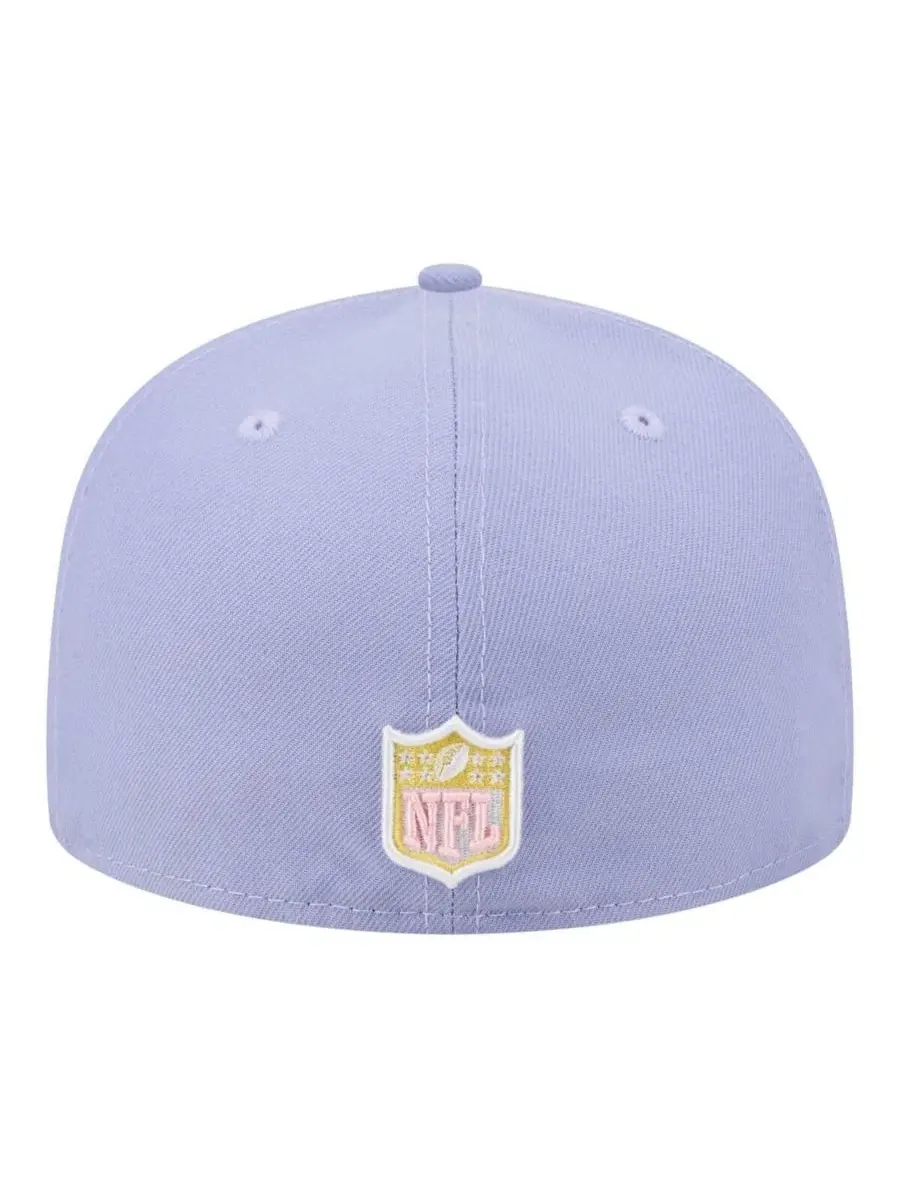 Кепка с высокой тульей, с вышивкой, Buffalo Bills Lavender Bloom New Era — изображение 4 из 5, светлый фиолетовый