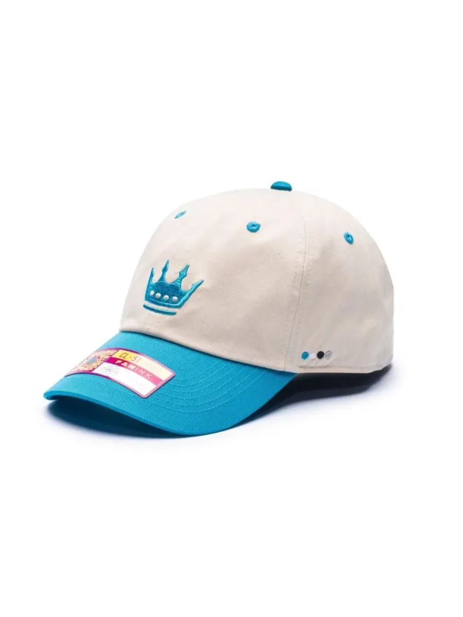 Кепка с вышивкой Charlotte FC Ocean Drive Fan Ink — изображение 3 из 4, бежевый синий