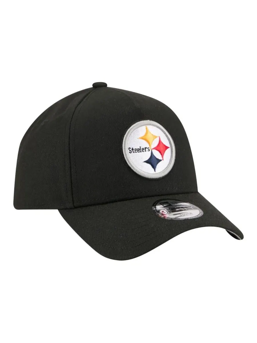 Бейсболка с вышитым логотипом Pittsburgh Steelers New Era — изображение 4 из 5, черный