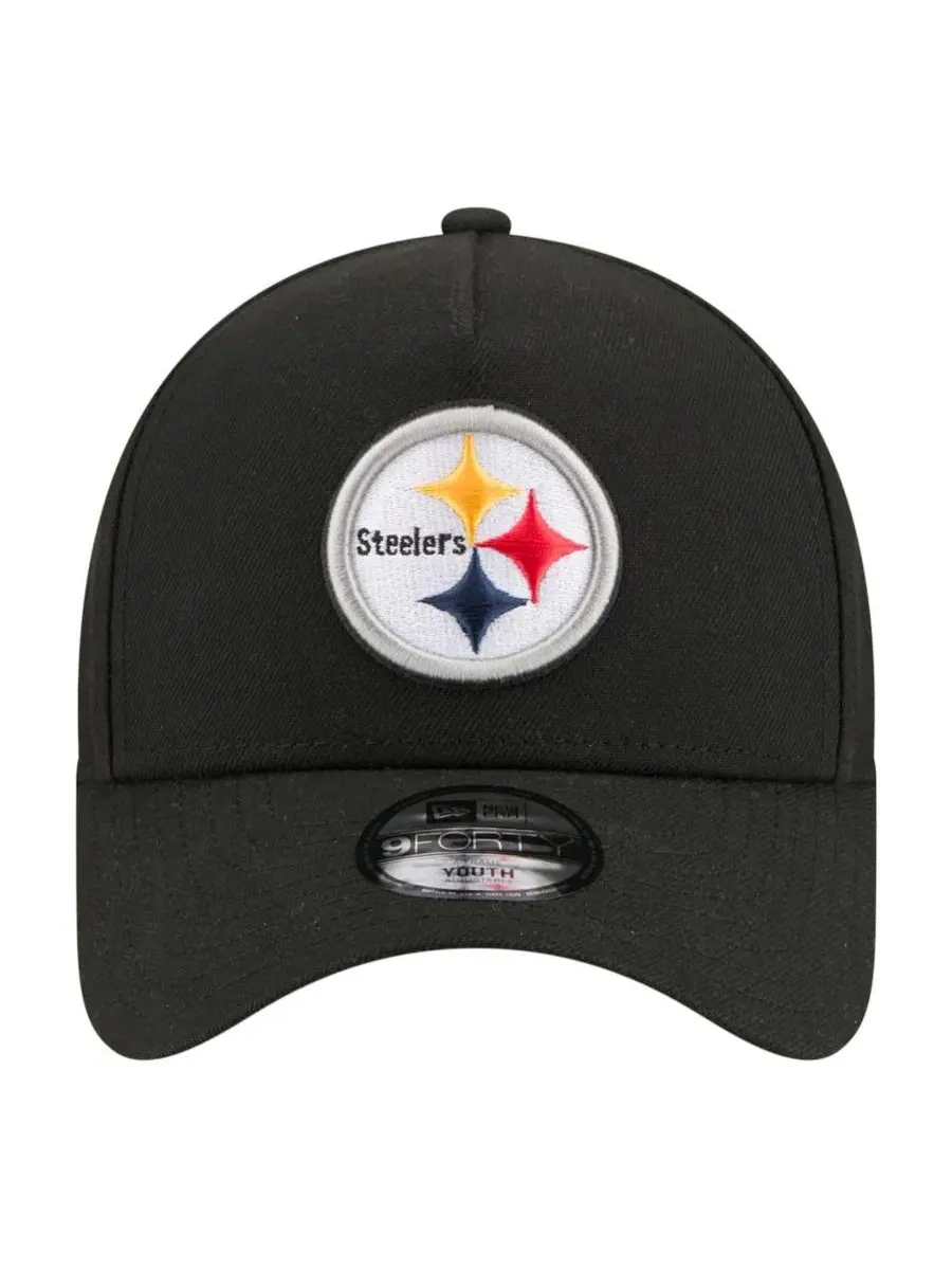 Бейсболка с вышитым логотипом Pittsburgh Steelers New Era — изображение 5 из 5, черный