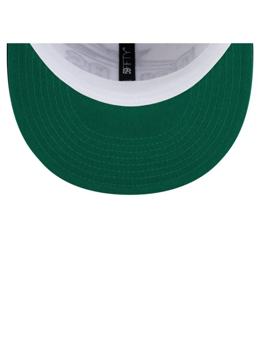 Бейсболка с вышивкой Dallas Cowboys Retro Swoop New Era — изображение 5 из 5, белый темно-синий