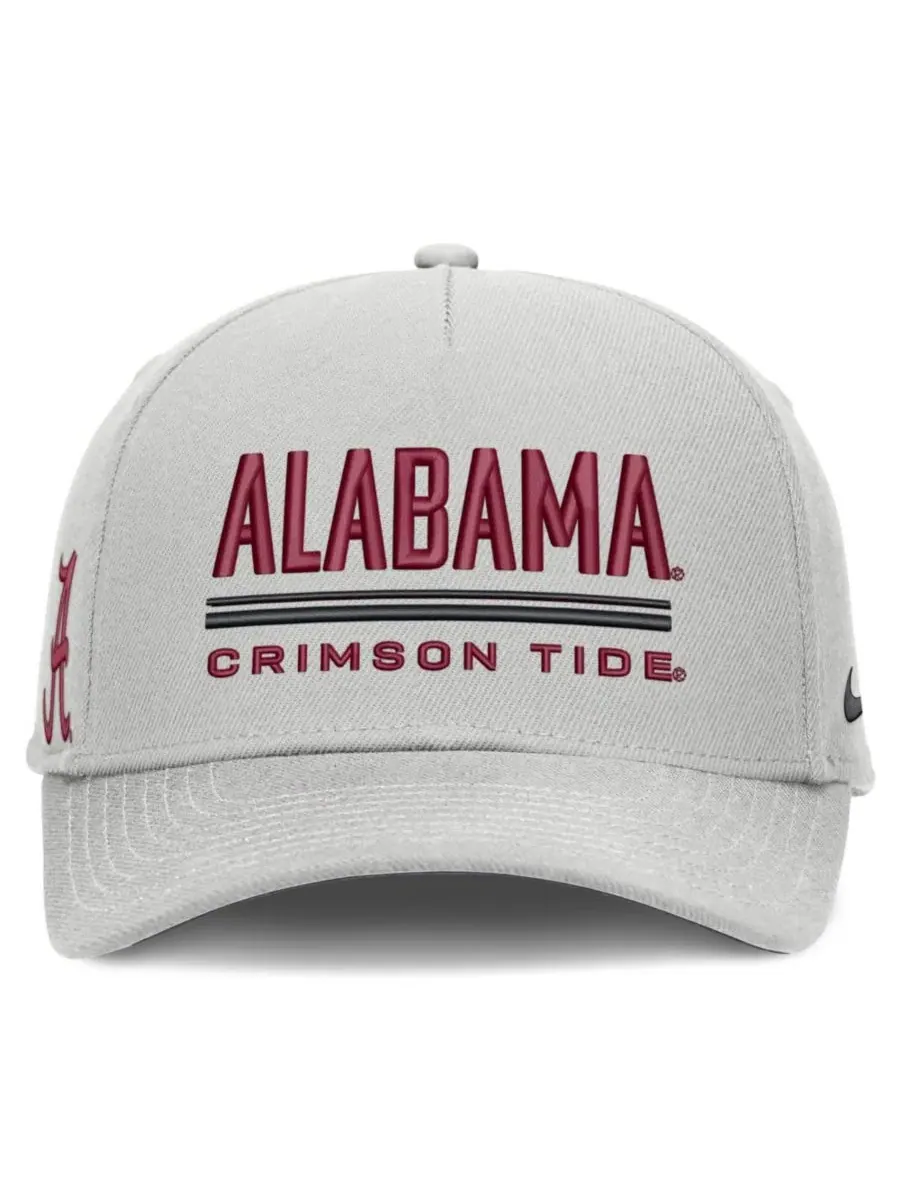 Бейсболка Nike Dri-FIT Rise с вышивкой Alabama Crimson Tide — изображение 2 из 5, серый
