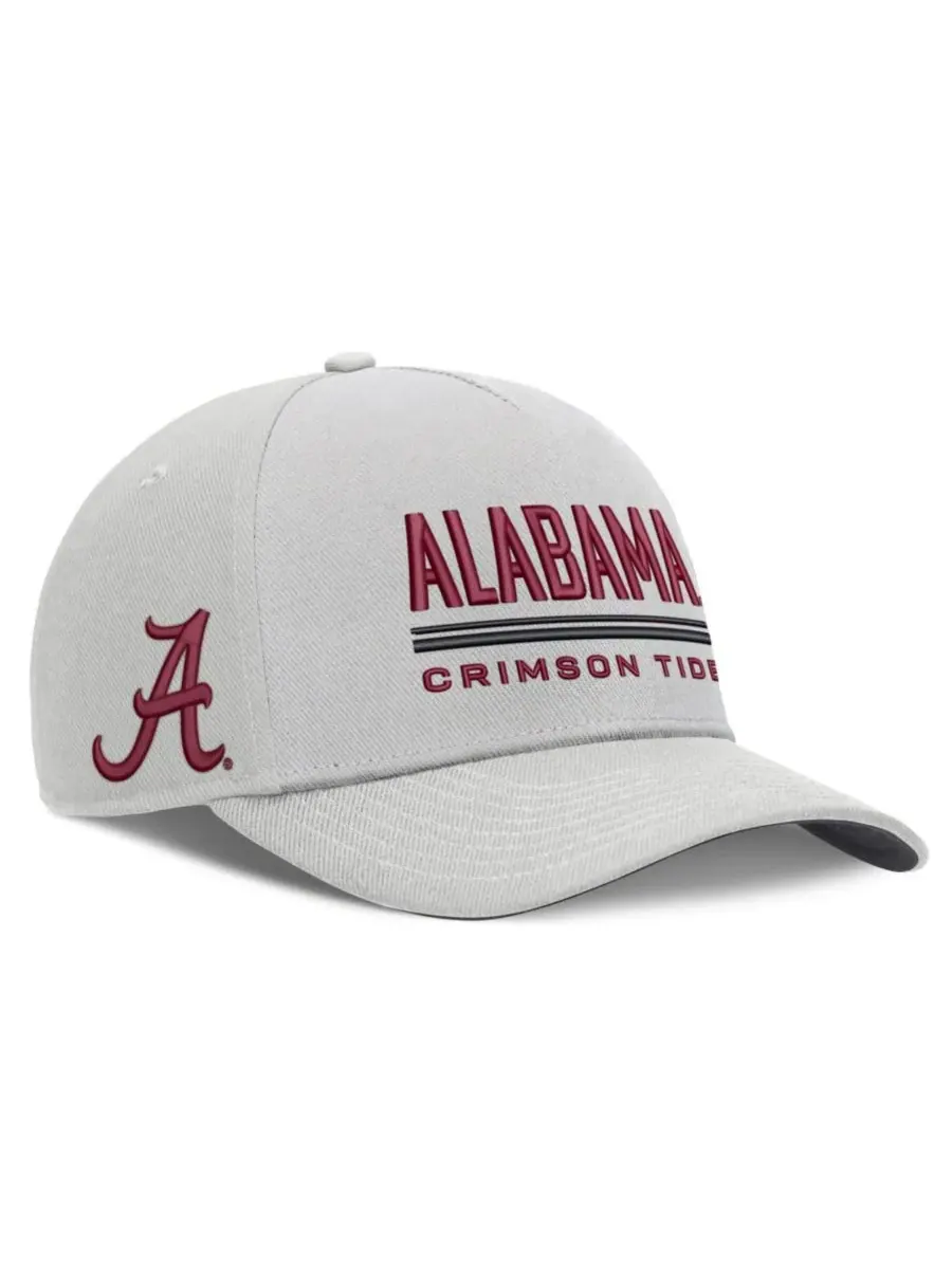 Бейсболка Nike Dri-FIT Rise с вышивкой Alabama Crimson Tide — изображение 3 из 5, серый