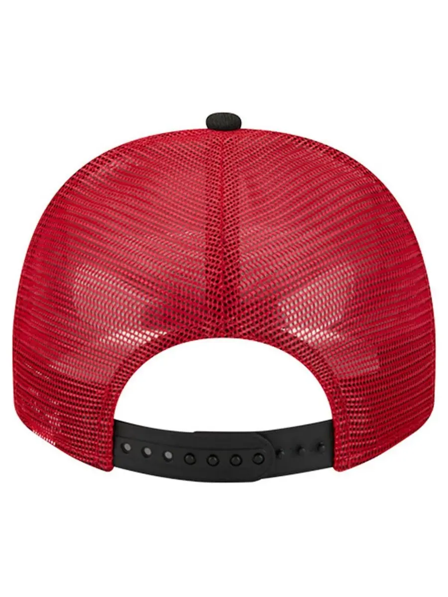 New Era Мужская кепка-тракер San Francisco 49ers кремового/алого цвета с баннером A-Frame 9FIFTY — изображение 4 из 4
