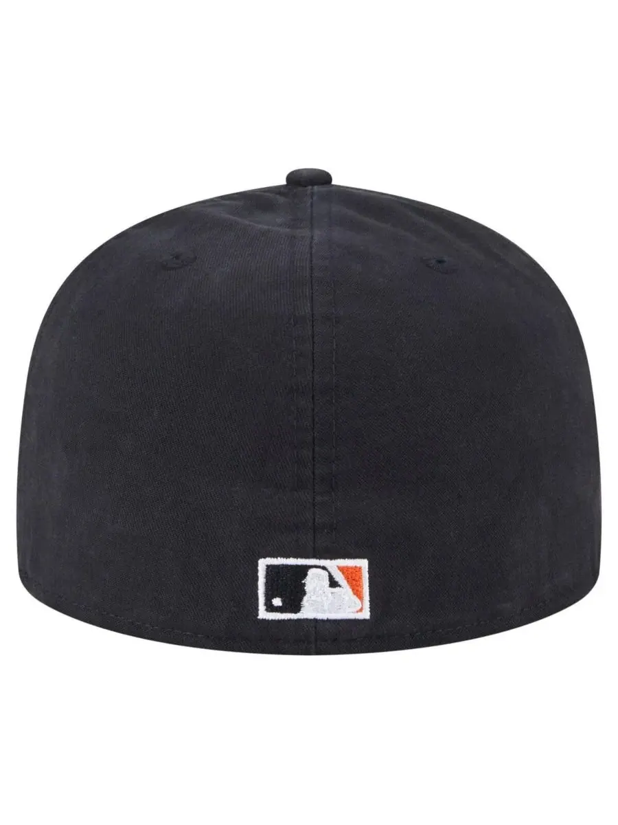 New Era Мужская черная бейсболка San Francisco Giants Championship Side Flag A-Frame 59FIFTY Fitted — изображение 2 из 4