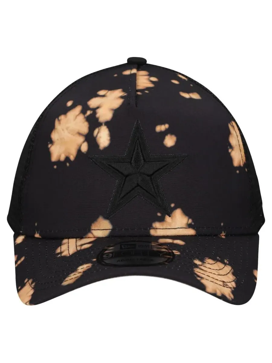 New Era Мужская черная бейсболка Dallas Cowboys 9FORTY с регулируемой высотой и выбеленным верхом — изображение 3 из 4