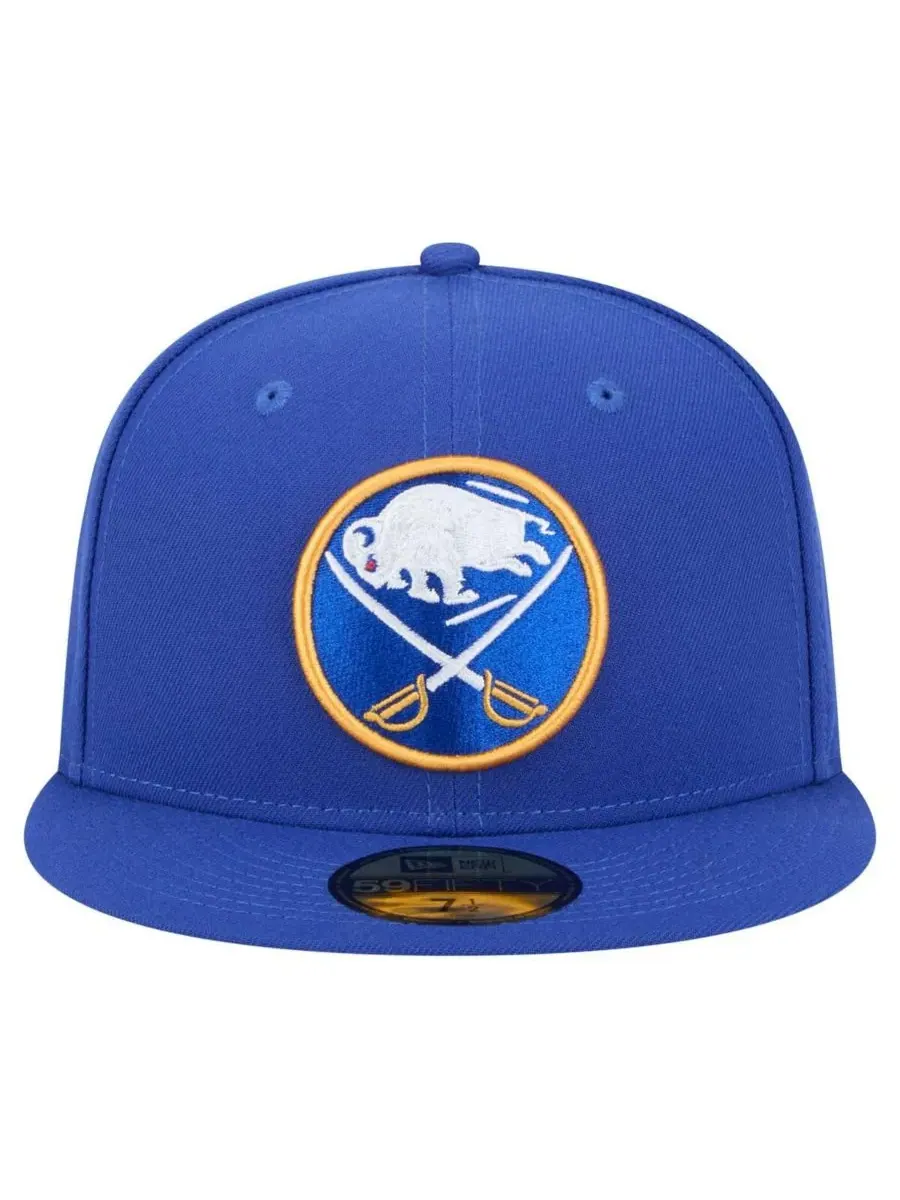 Мужская бейсболка Royal Buffalo Sabres Core 59FIFTY Fitted Hat New Era — изображение 5 из 5, королевский